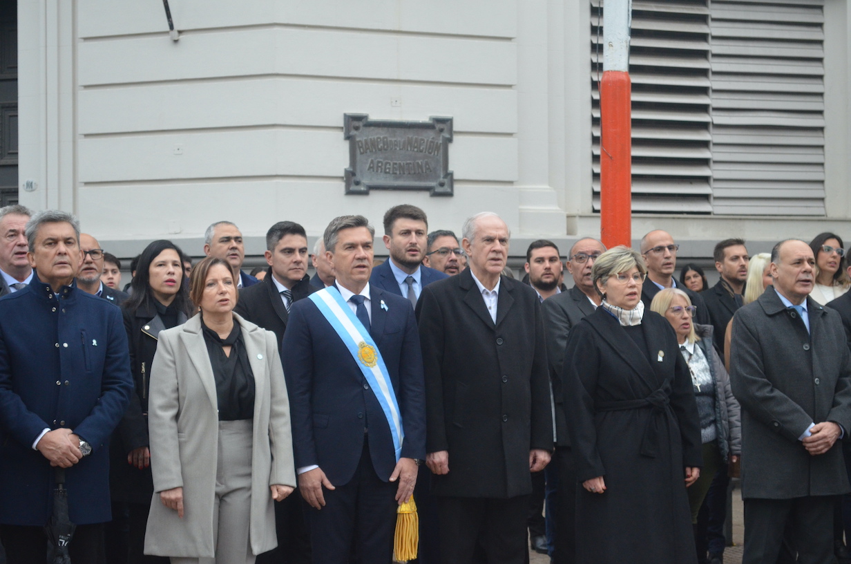 Herlein participó del acto central por el Día de la Bandera